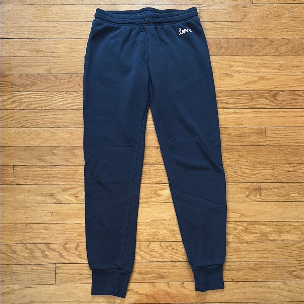 H&M Dark Blue Kids Sweatpants with Embroidered Detail